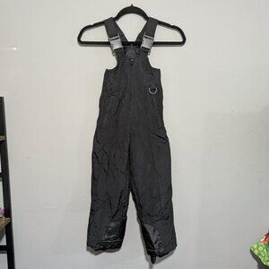Sport Essentials Youth Kids Sz 6 Black Ski Bib Snow Pants Overalls Suspenders